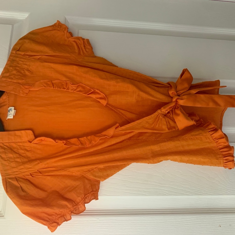 Anthropology Edme & Esyllte Prytania Wrap Blouse